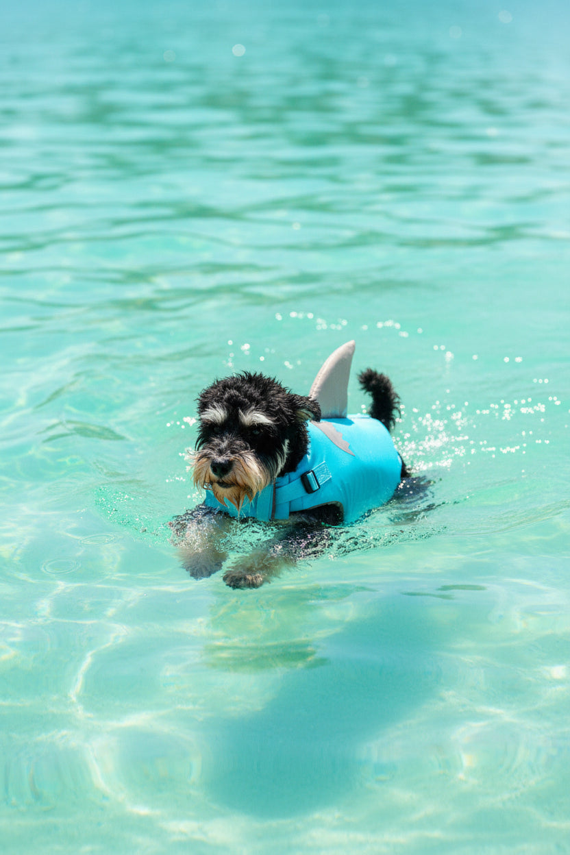 Flying Shark Fin Life Jacket for Dogs - Outdoor Use