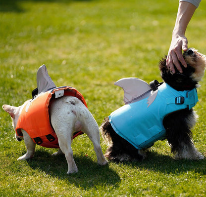 Flying Shark Fin Life Jacket for Dogs - Outdoor Use